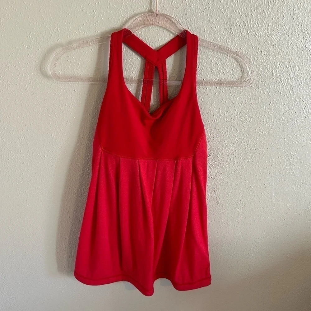 Lululemon Red Workout Tank